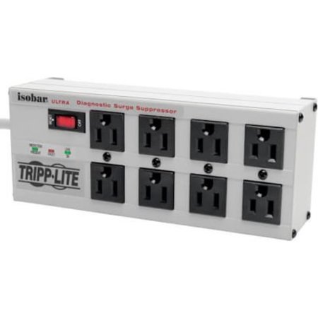 TRIPP LITE Tripp Lite Isobar Ultra Surge Protector, 8 Outlets, 12A, 3840 Joules, 25' Cord ISOBAR825ULTRA